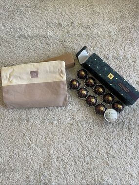 Nespresso Vertuo Festive Collection  Capsule Collection + NWT Beach Pouch Set